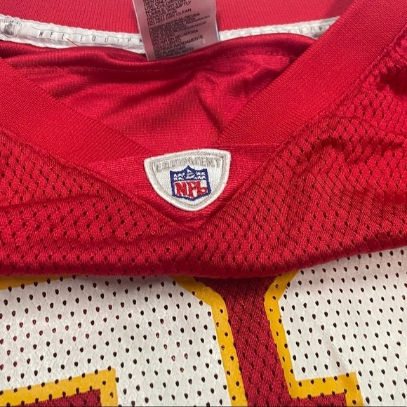 Kids Boys Priest Holmes Kansas City Chiefs Reebok NFL Football Sports Jersey - Picture 4 of 8